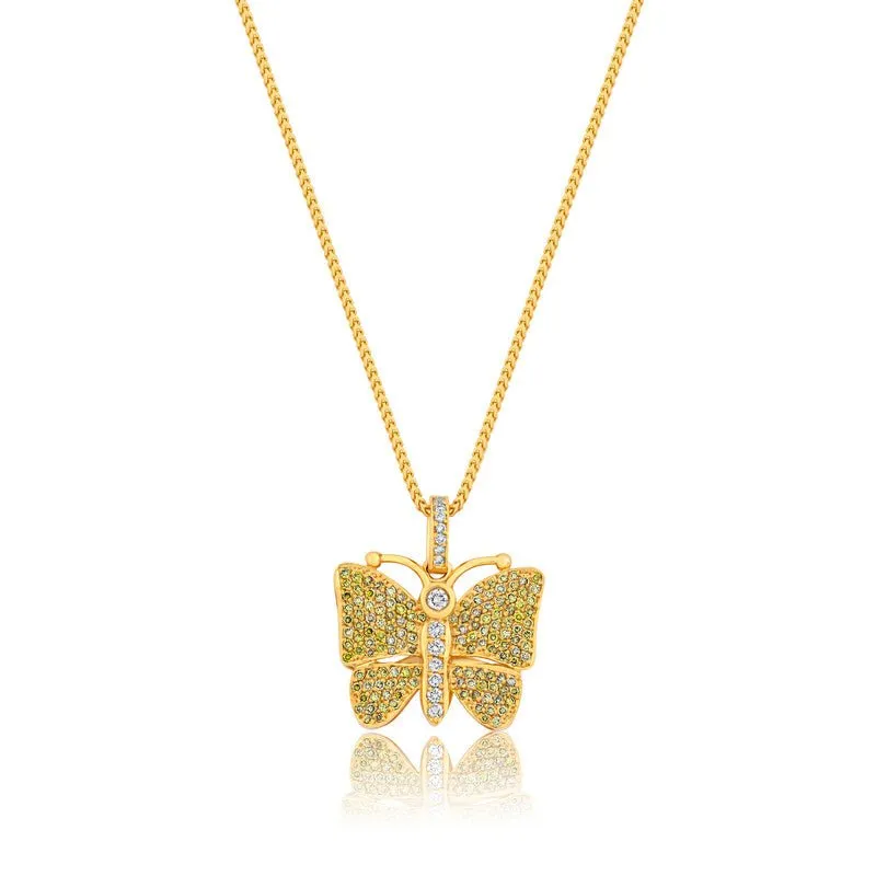 Micro Butterfly Piece (Special Yellow, Fully Iced)
