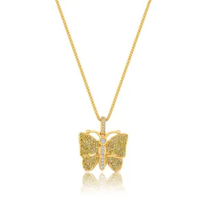 Micro Butterfly Piece (Special Yellow, Fully Iced)