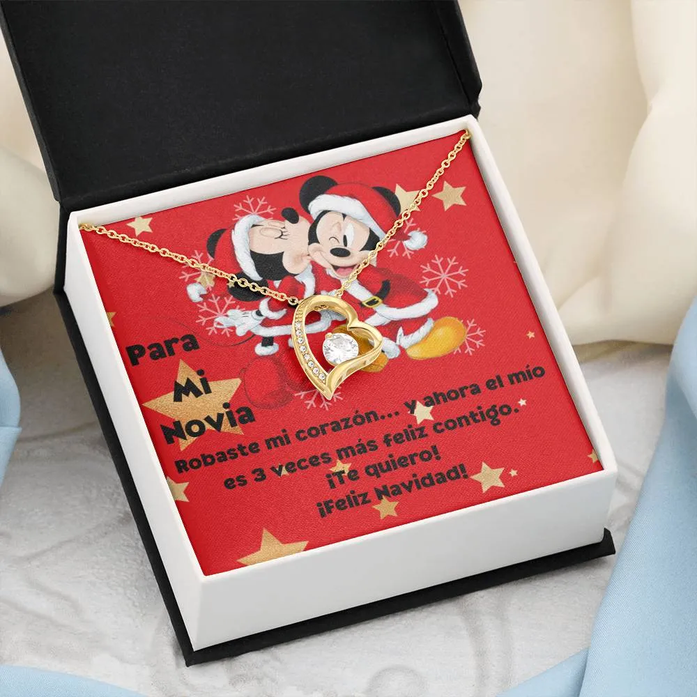 minnie mouse necklace para novia