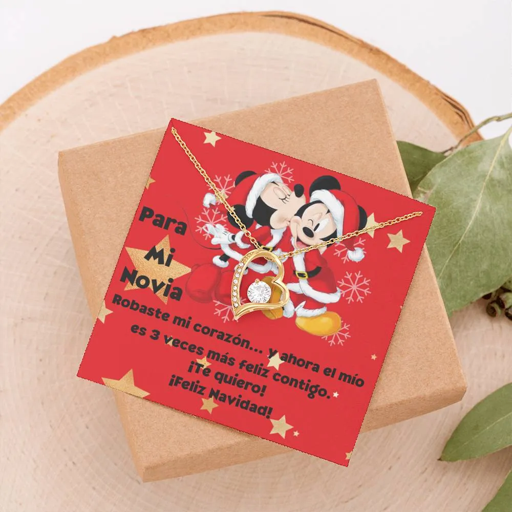 minnie mouse necklace para novia