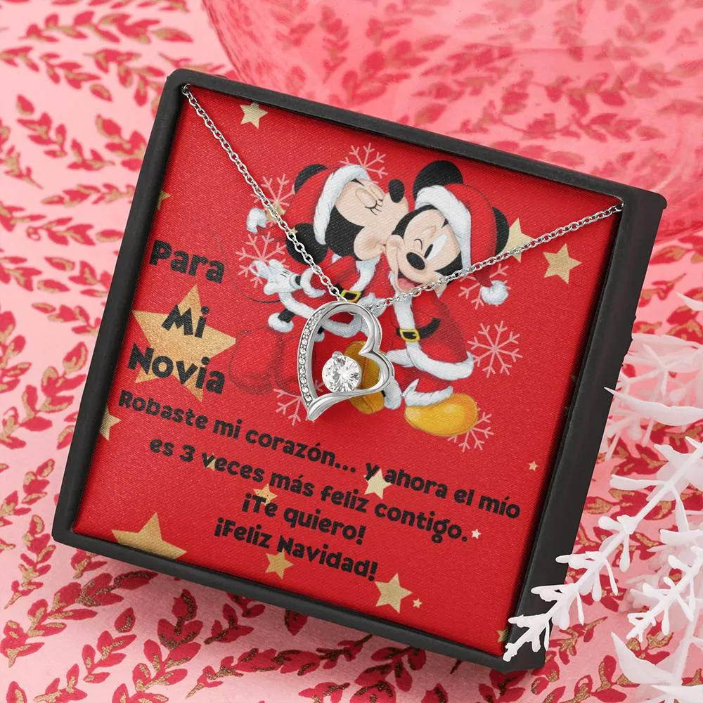 minnie mouse necklace para novia