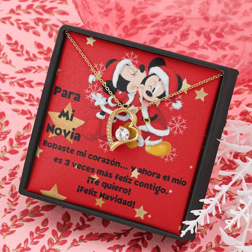 minnie mouse necklace para novia