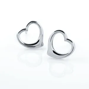 Modern Heart Studs