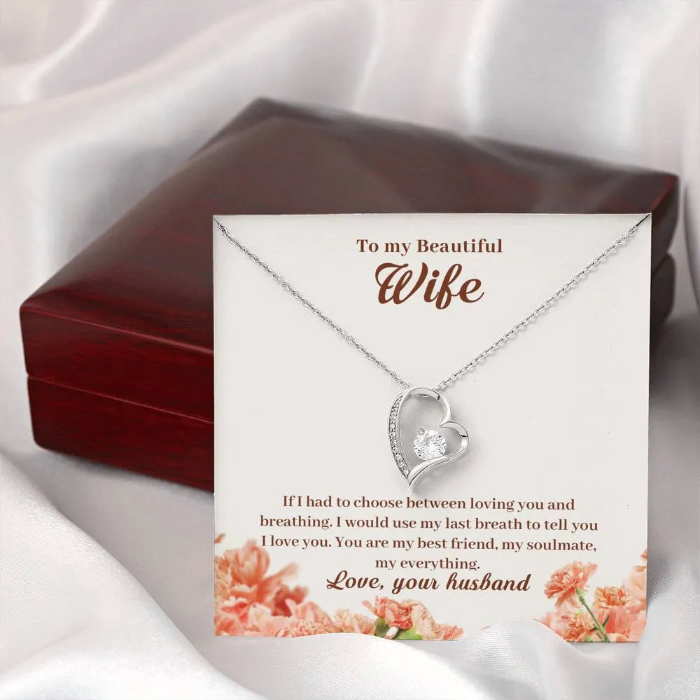 My everything- Sentimental Heart Necklace for Wife