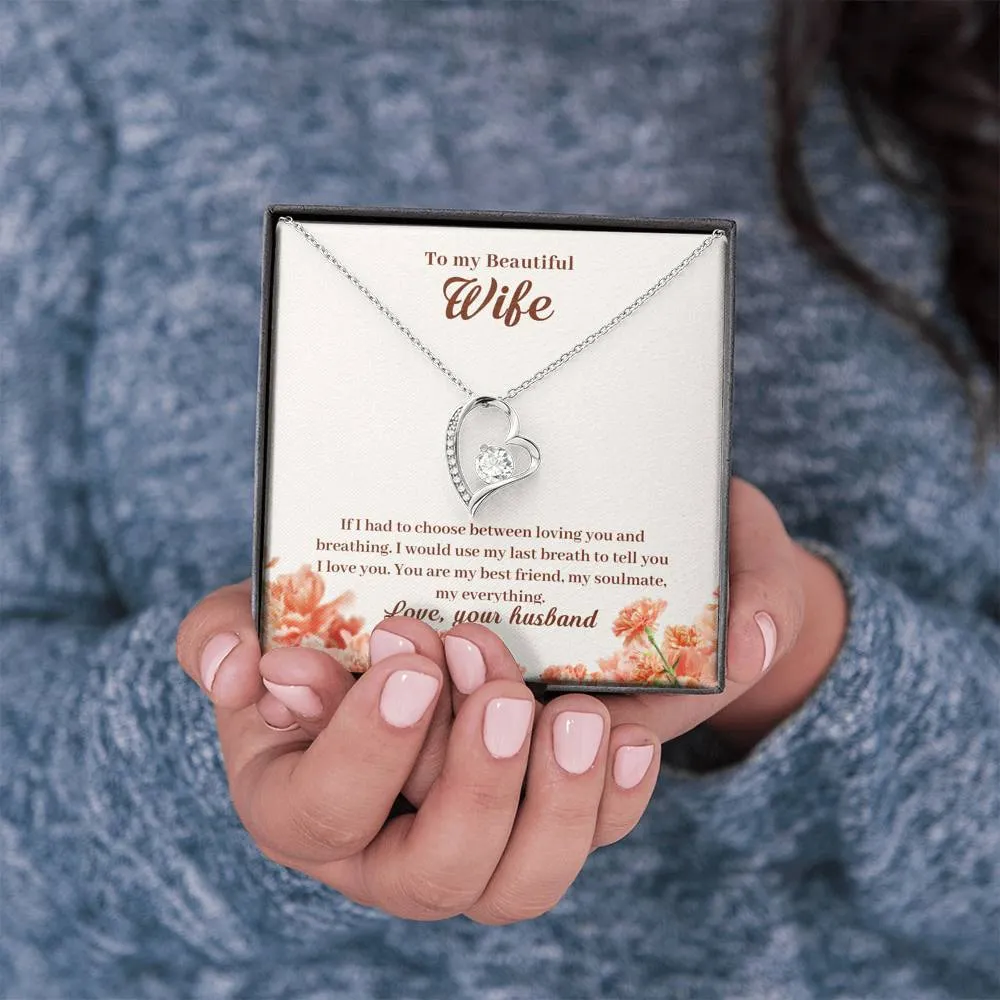 My everything- Sentimental Heart Necklace for Wife