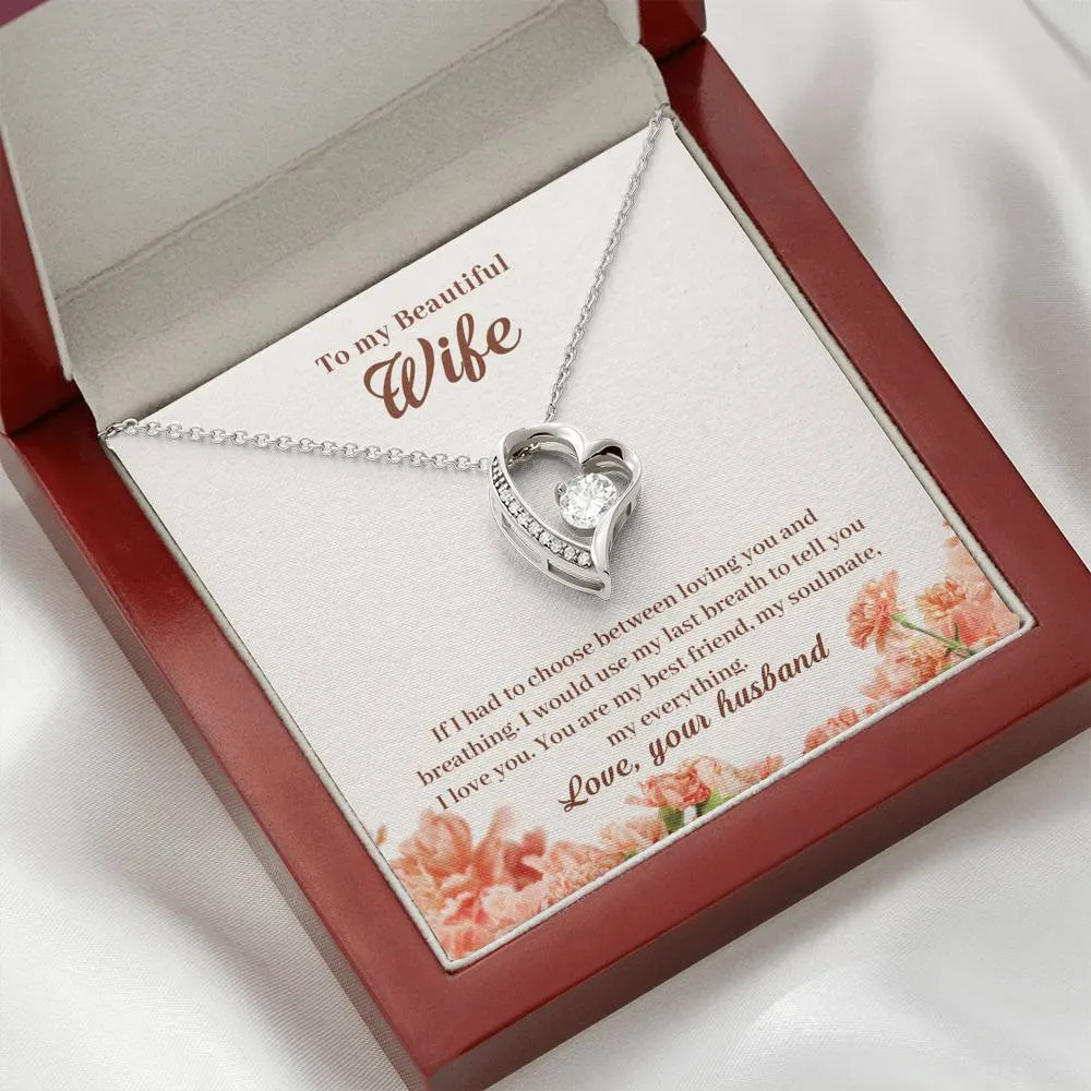 My everything- Sentimental Heart Necklace for Wife