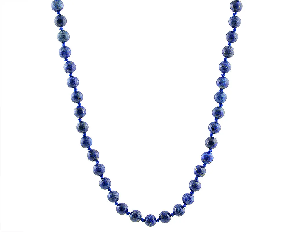 Natural lapis lazuli necklace