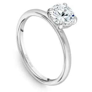 Noam Carver 14kt White Gold 1.30ct Round Solitaire Engagement Ring
