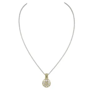 Ocean Images Seaside Collection - Small Sand Dollar Slider with Chain