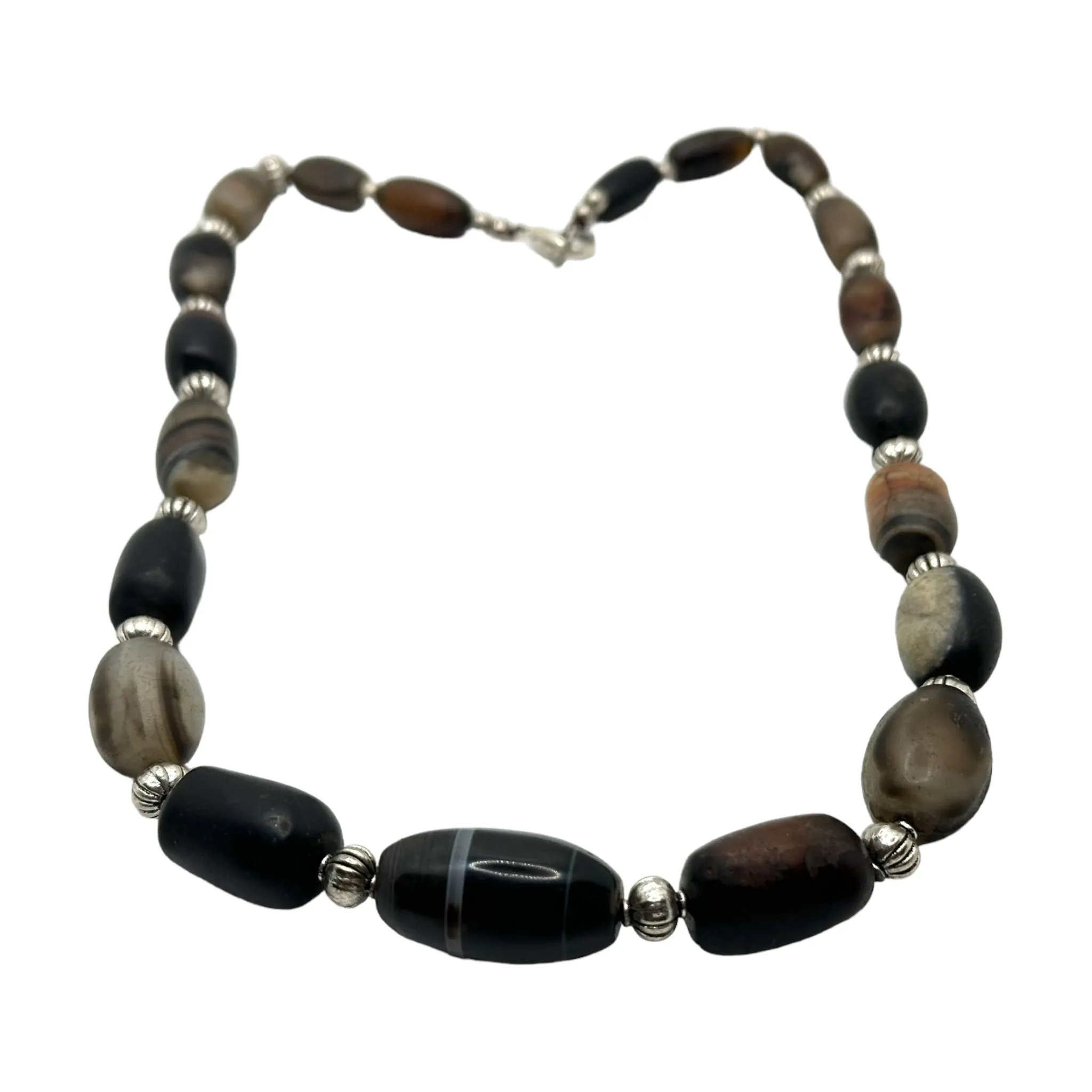 Old Tibetan Dzi Agate Necklace
