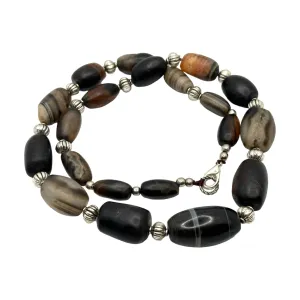 Old Tibetan Dzi Agate Necklace