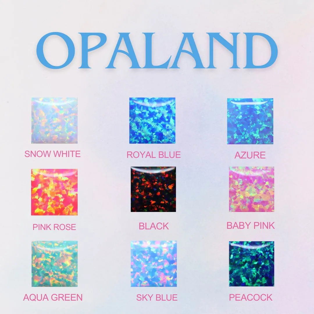 Opal Heart Necklace – Cute & Colorful Heart Pendant