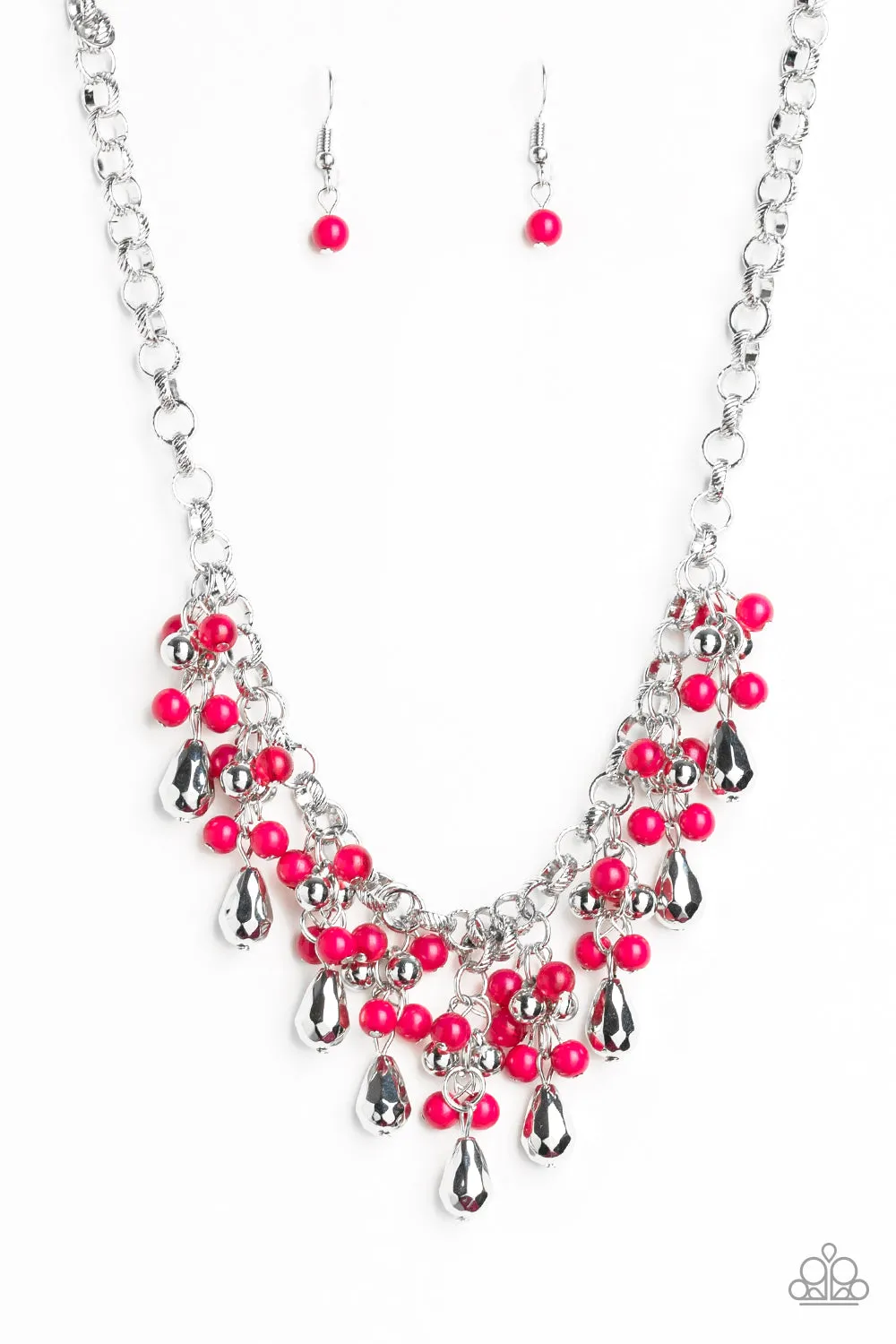 Paparazzi Travelling Trendsetter Necklace Pink
