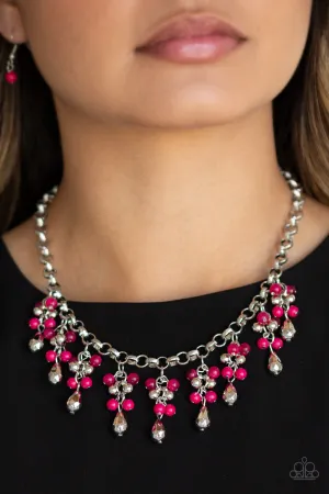 Paparazzi Travelling Trendsetter Necklace Pink