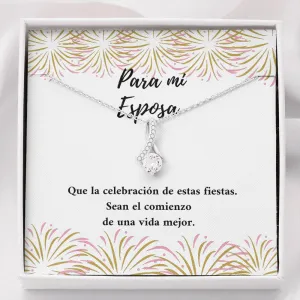 Para mi Esposa el comienzo de una vida mejor