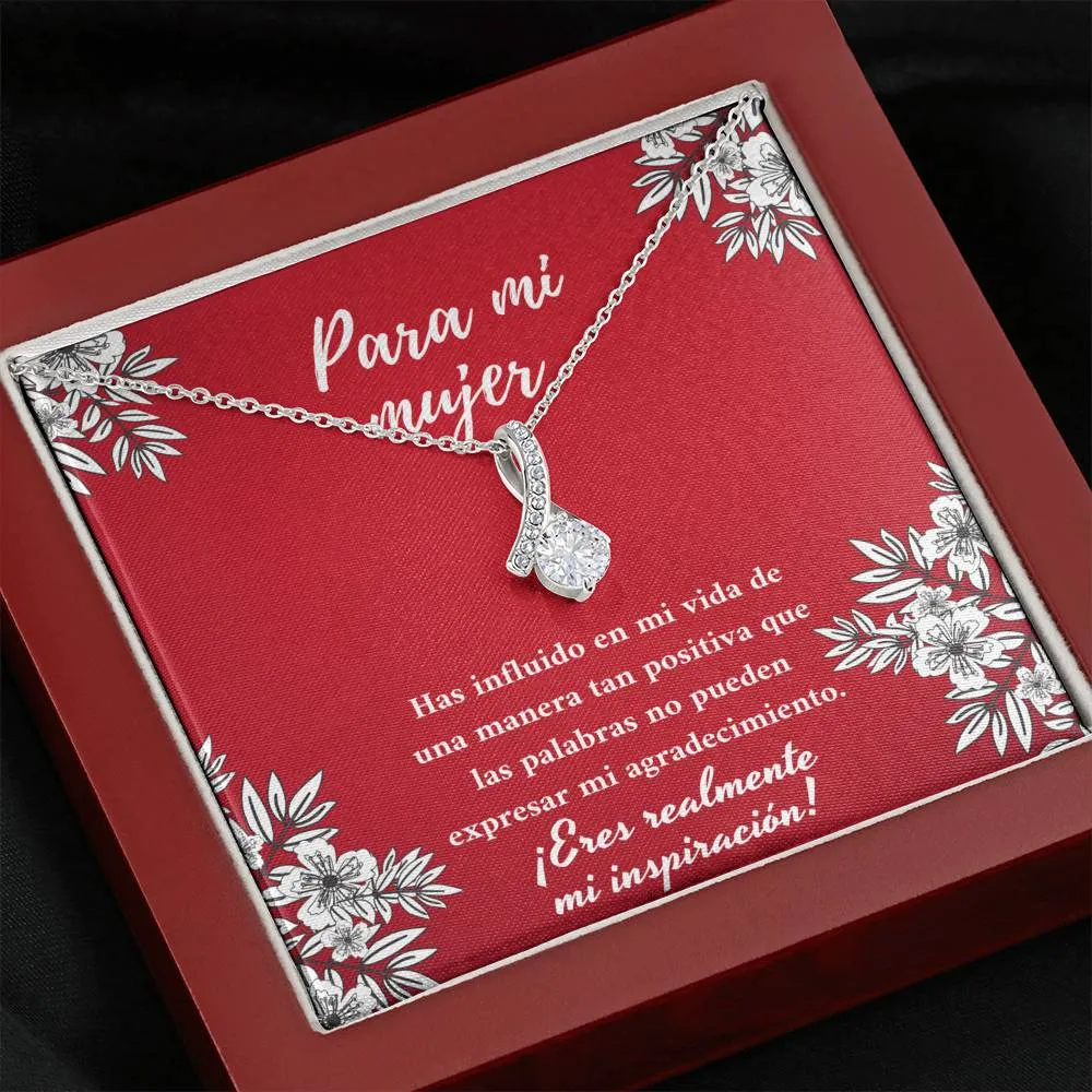 Para mi mujer eres mi inspiración