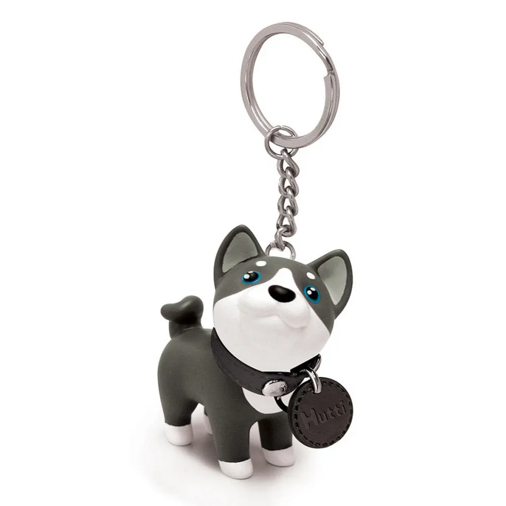Pet Me Doggie Hutti Husky Key Chain