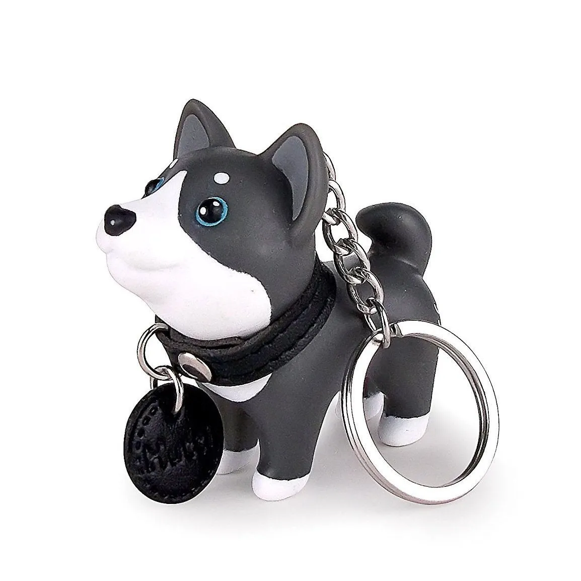 Pet Me Doggie Hutti Husky Key Chain
