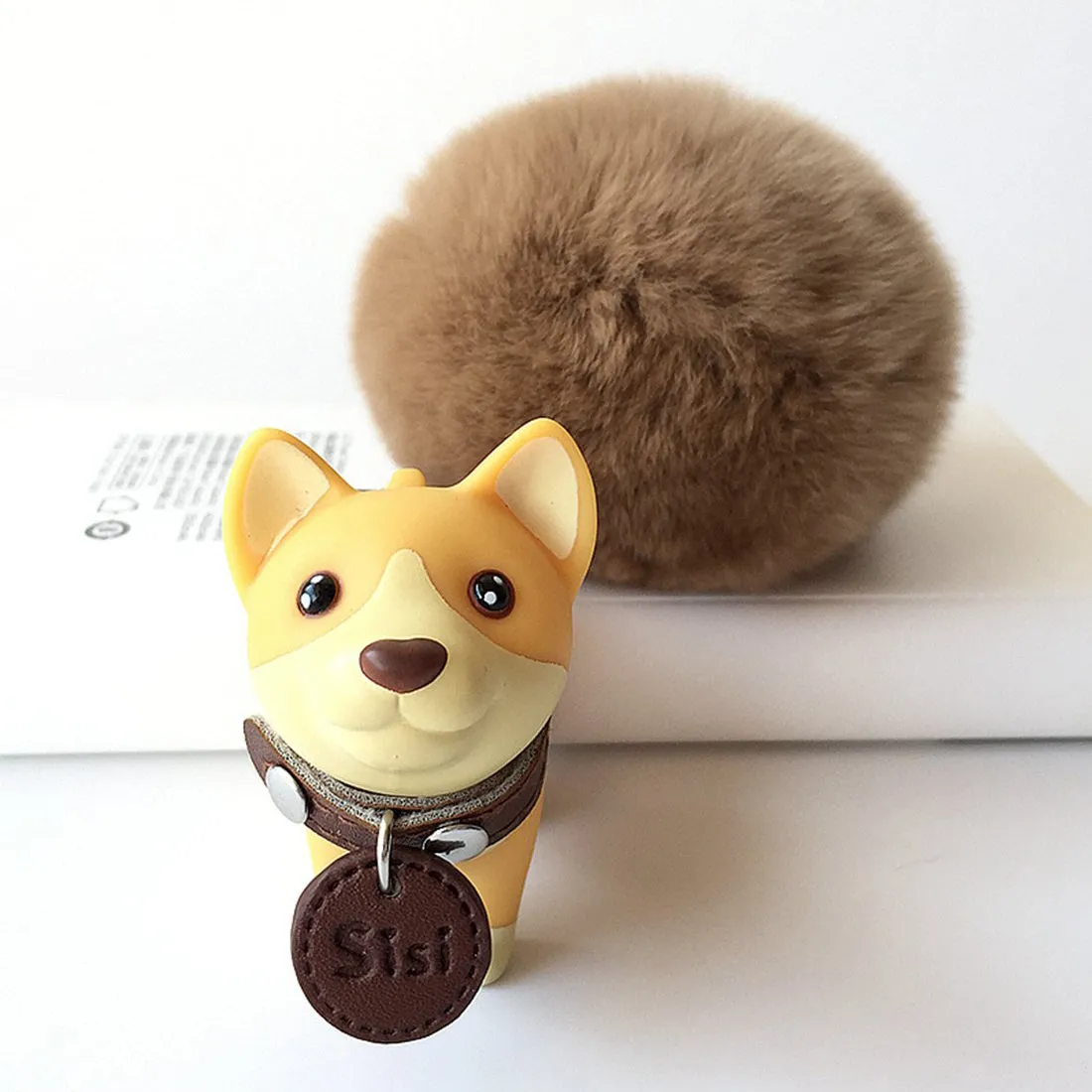 Pet Me Doggie Sisi Shiba Inu Key Chain