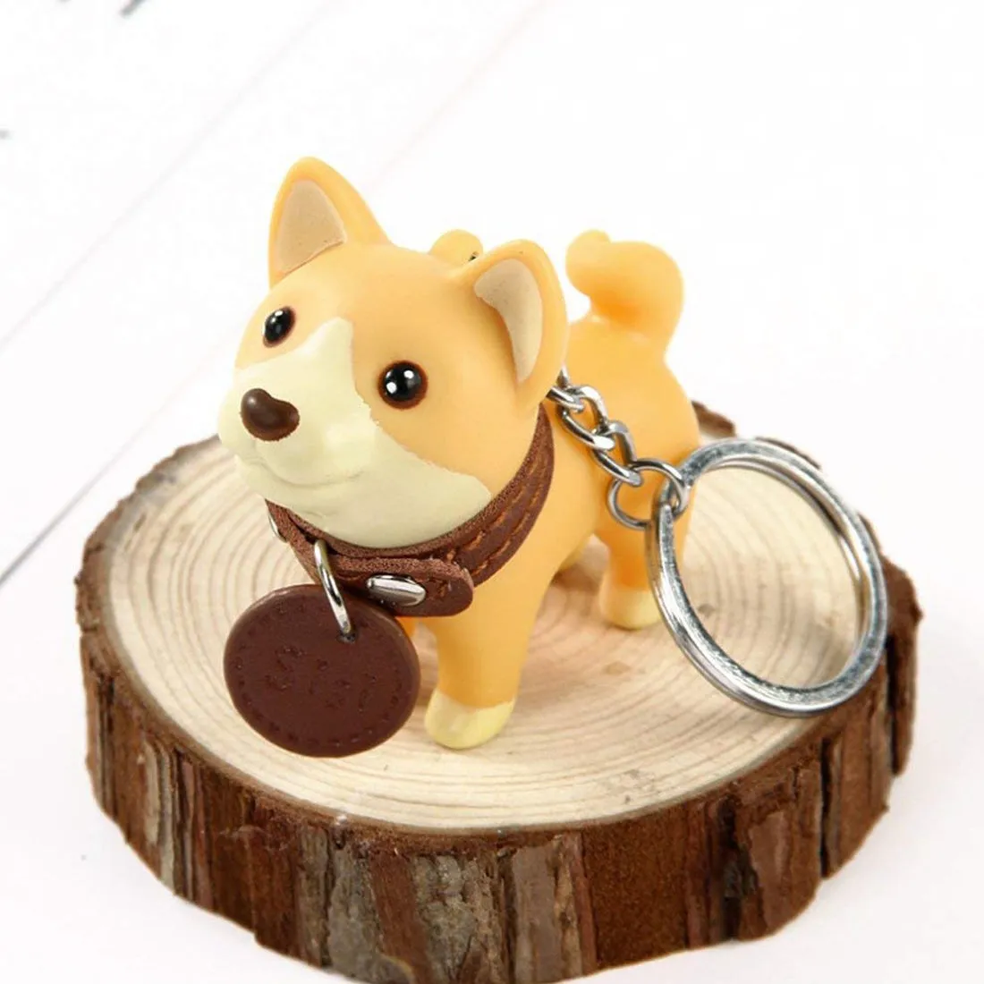 Pet Me Doggie Sisi Shiba Inu Key Chain