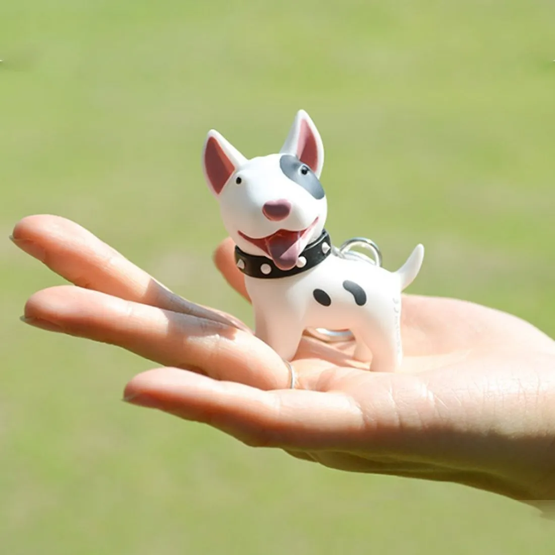 Pet Me Doggie Terri Bull Terrier Key Chain