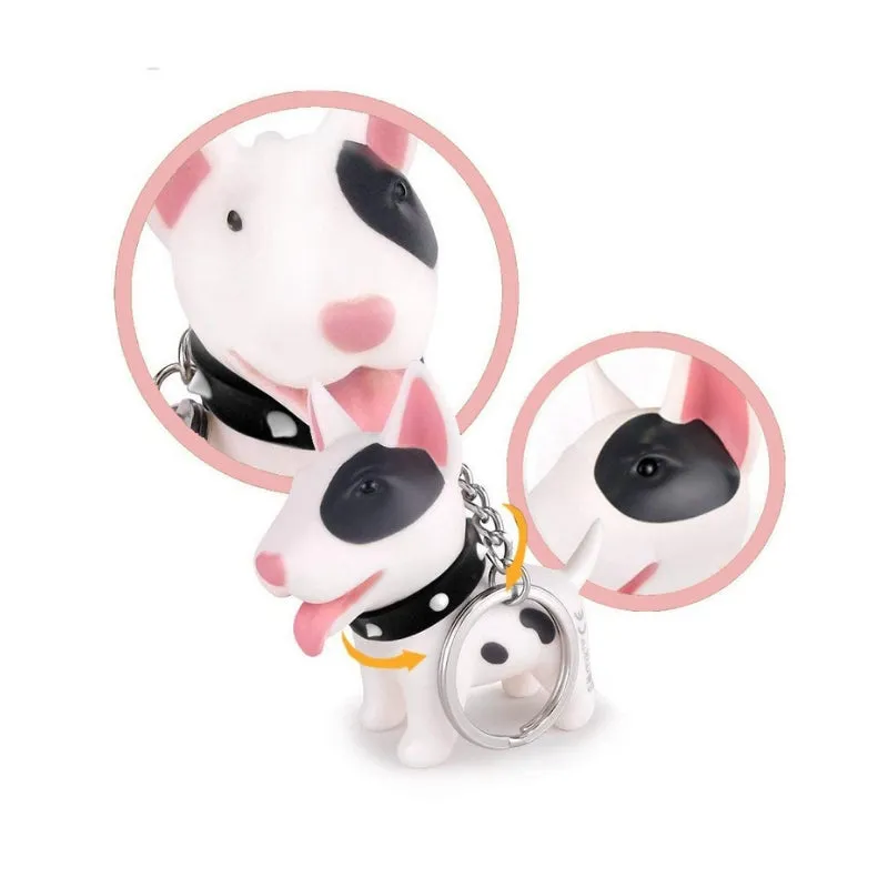 Pet Me Doggie Terri Bull Terrier Key Chain