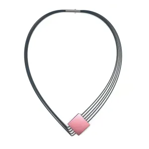 Pink & Red "V" Necklace
