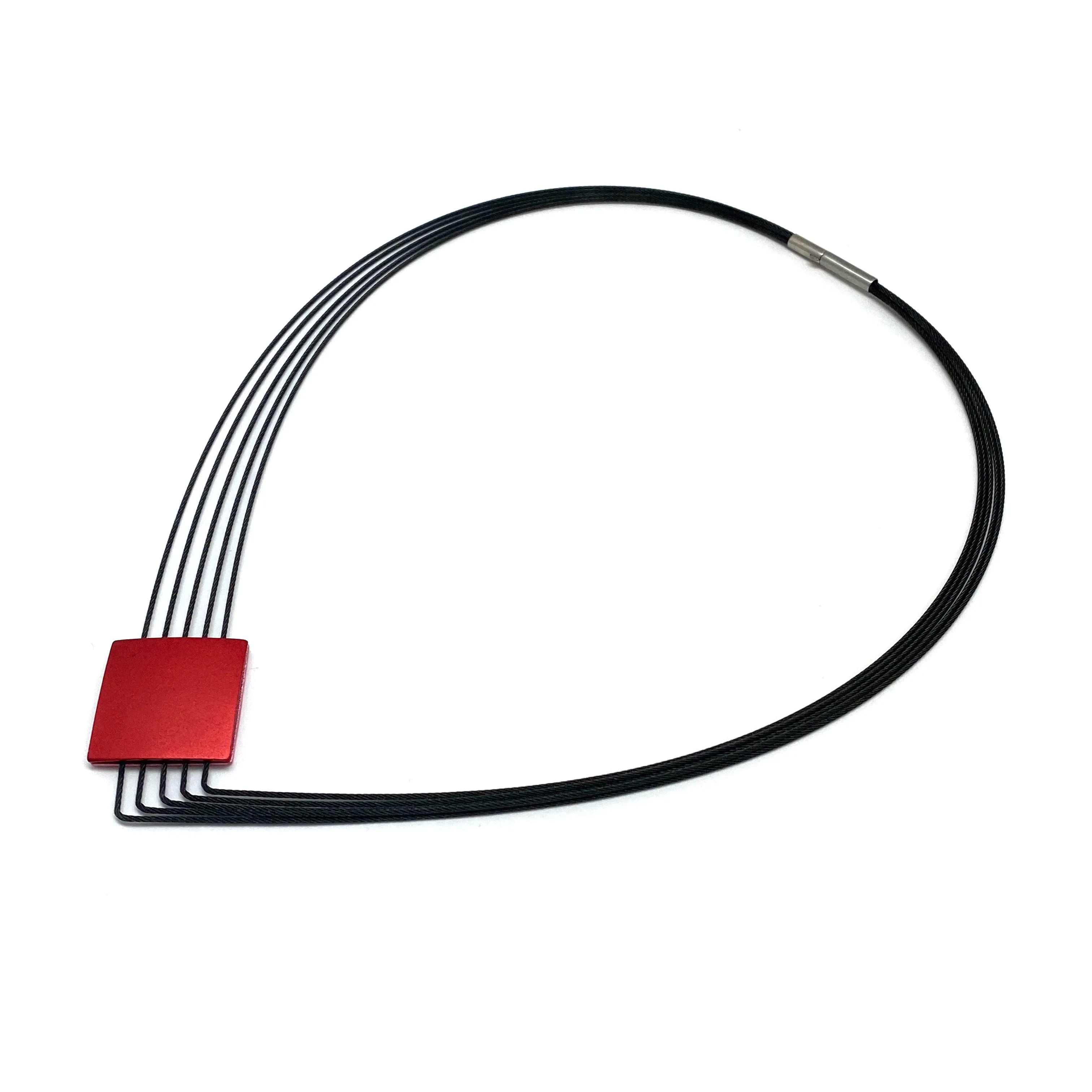 Pink & Red "V" Necklace