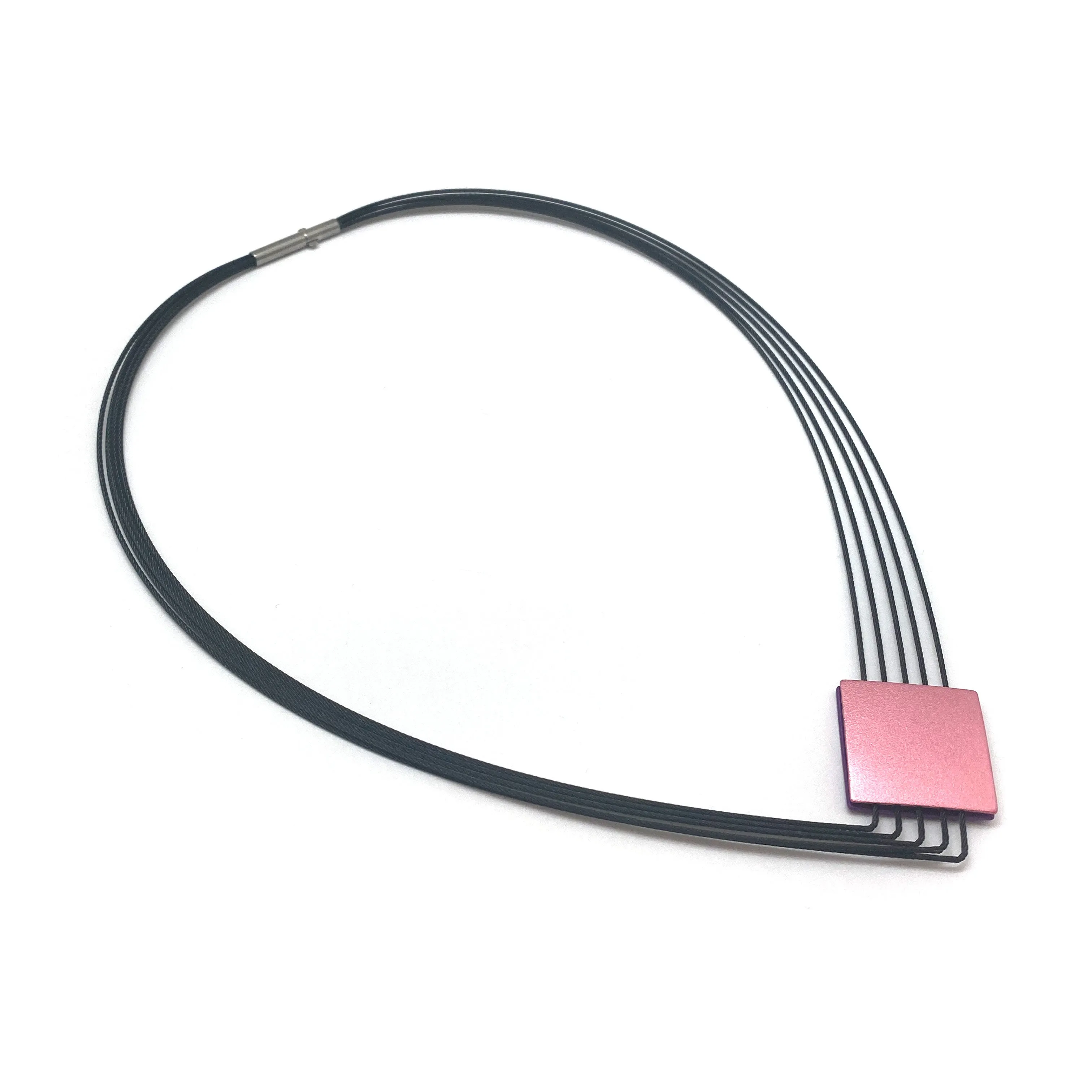Pink & Red "V" Necklace