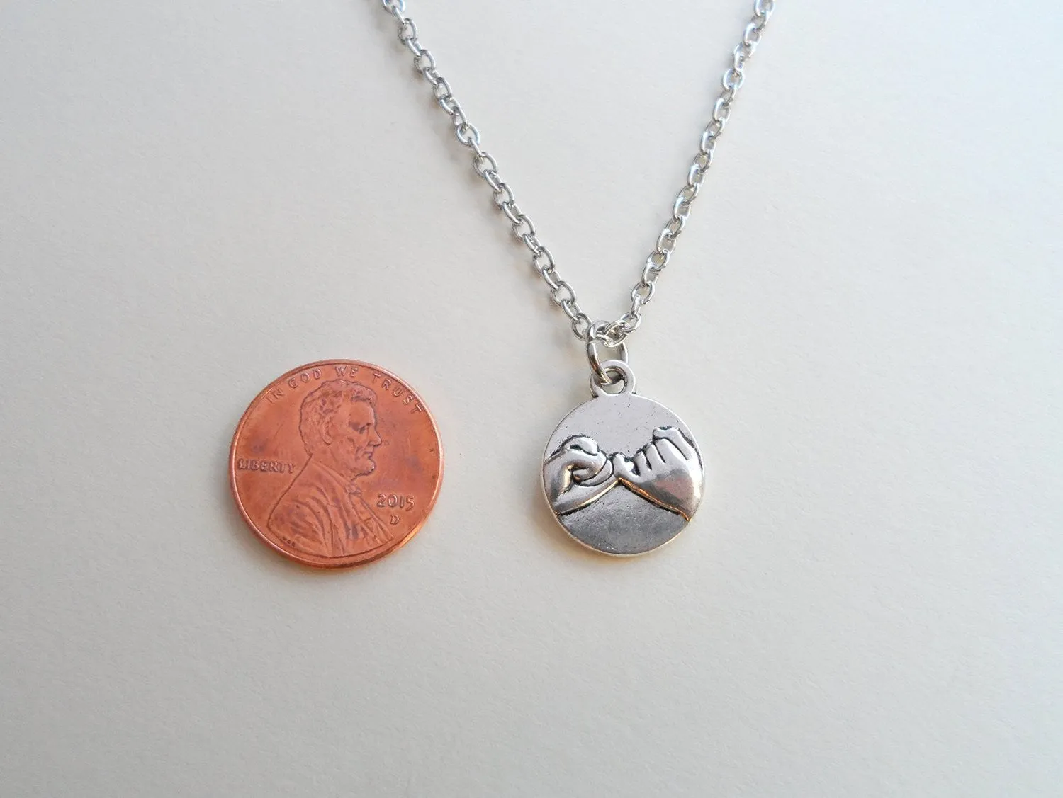 Pinky Promise Charm Necklace