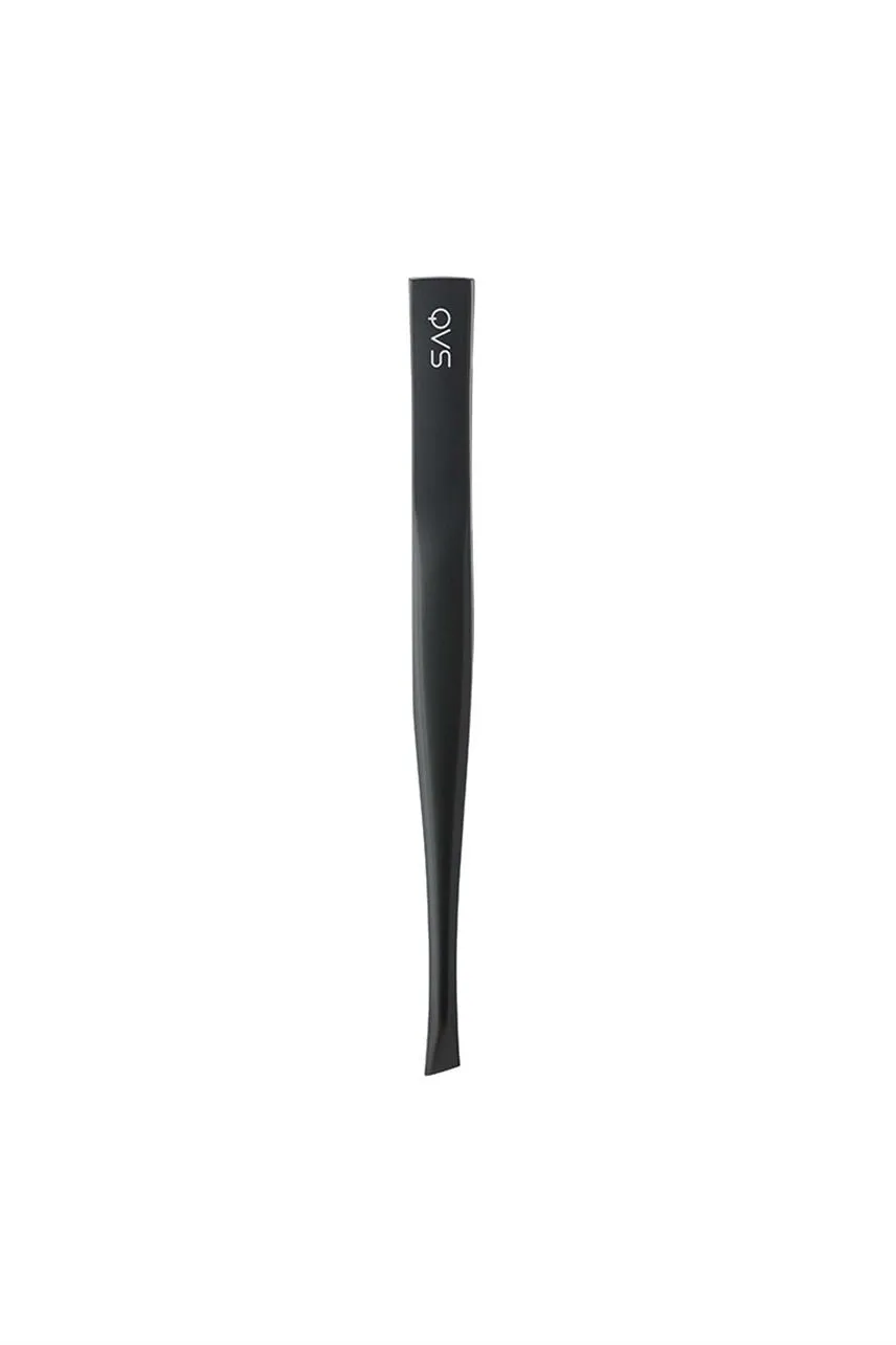 QVS 10-1000 Astro Tweezer - Slant Tip - Black