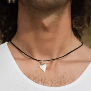 Rare Whitetip Shark Tooth Necklace s34