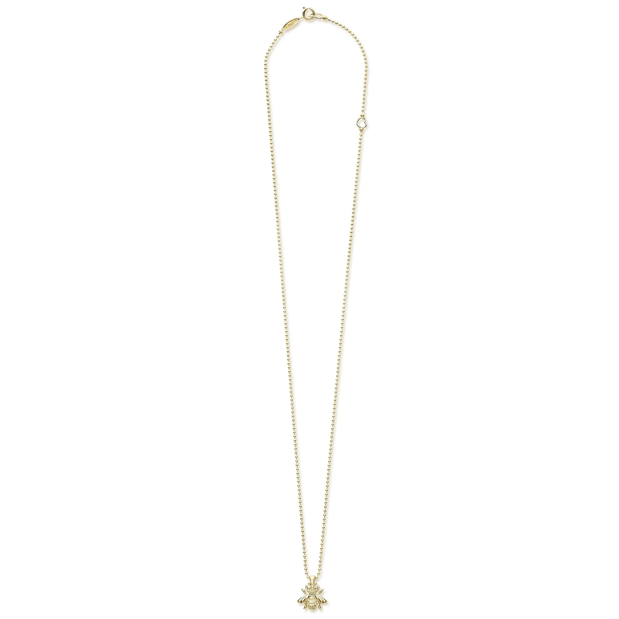 Rare Wonders 18K Gold Honeybee Pendant Necklace