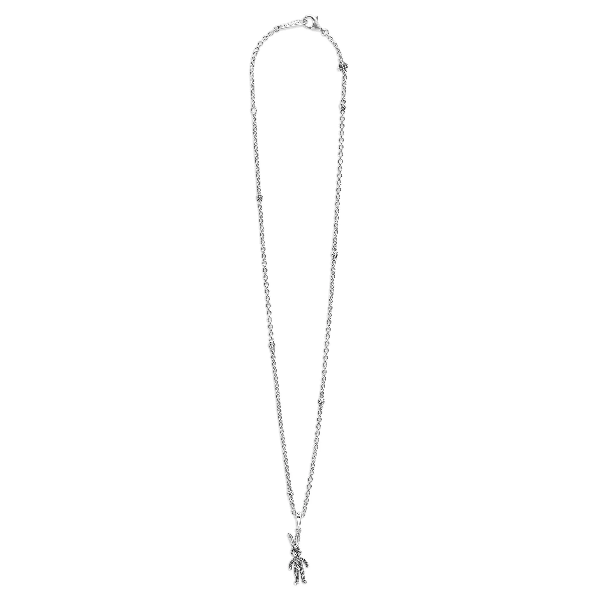 Rare Wonders Petite Silver Karat Pendant Necklace