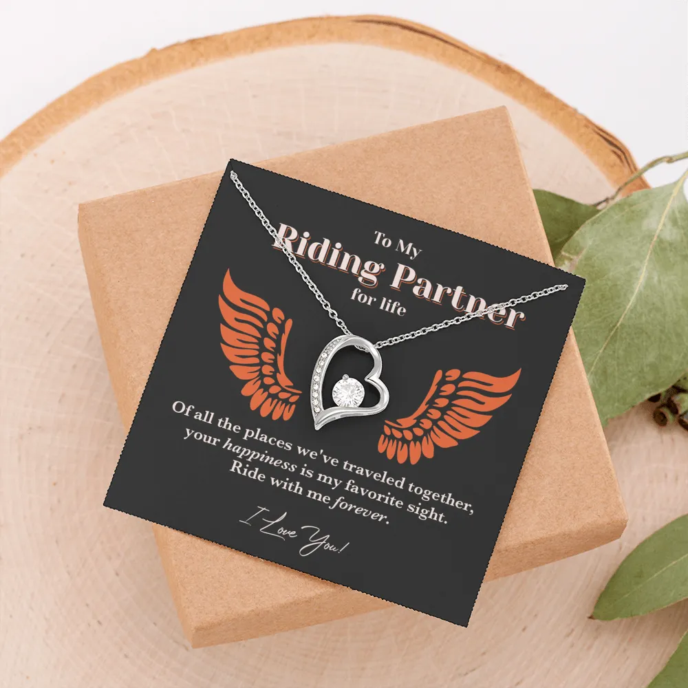 Ride With Me Forever Love Necklace