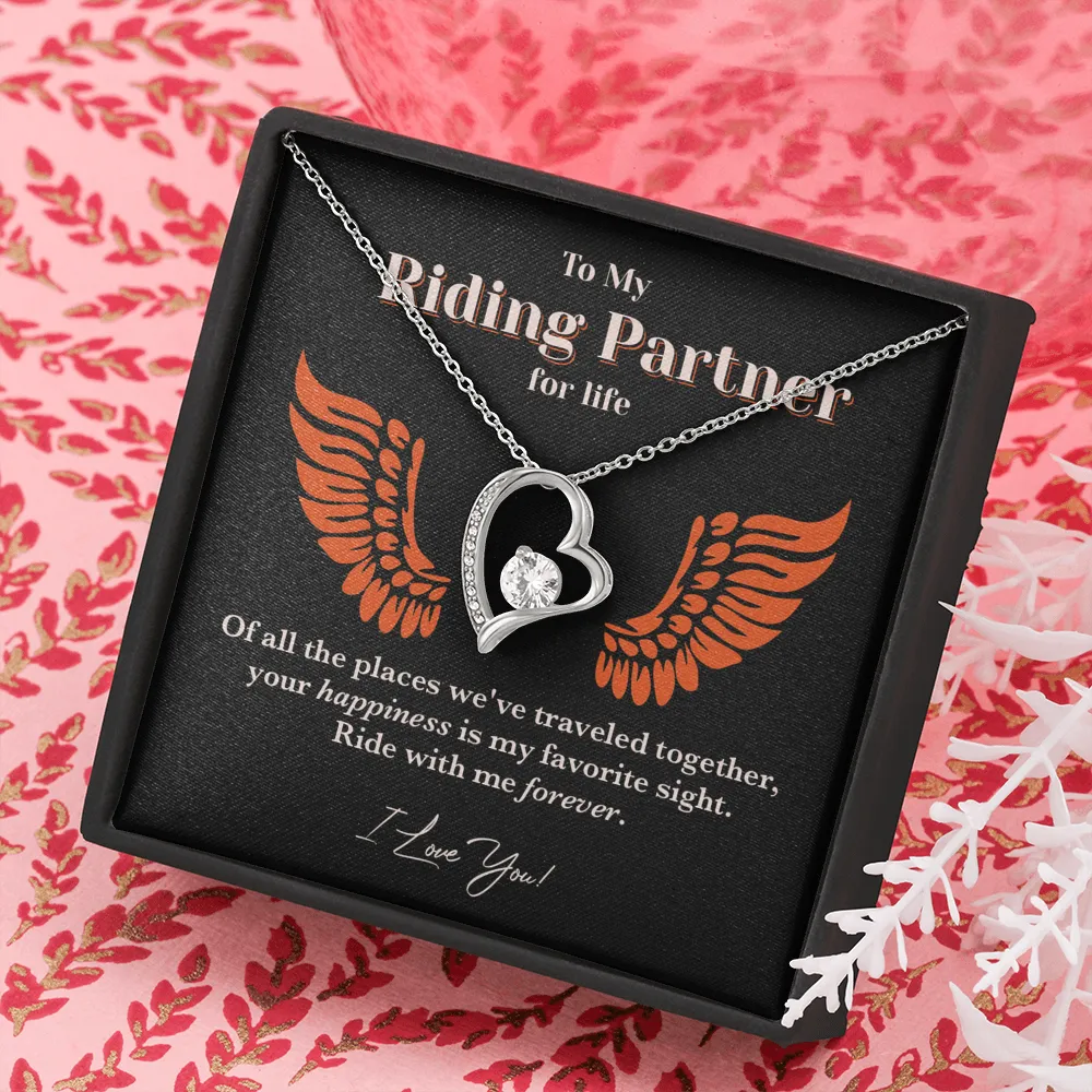 Ride With Me Forever Love Necklace