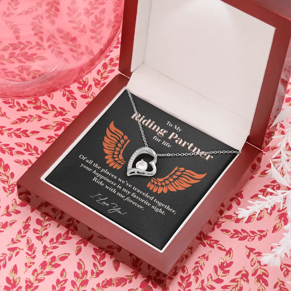 Ride With Me Forever Love Necklace