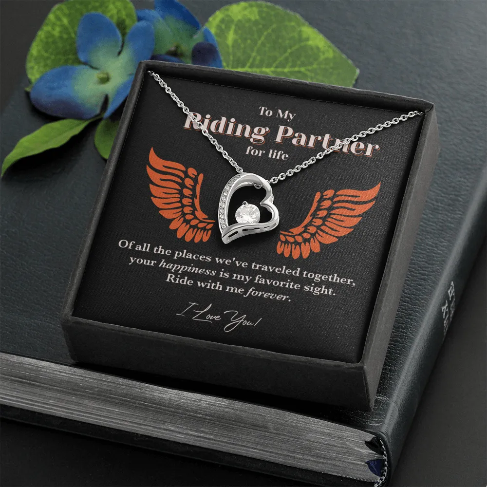 Ride With Me Forever Love Necklace