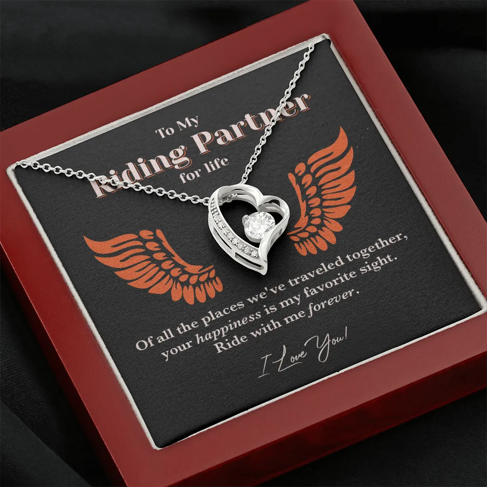 Ride With Me Forever Love Necklace