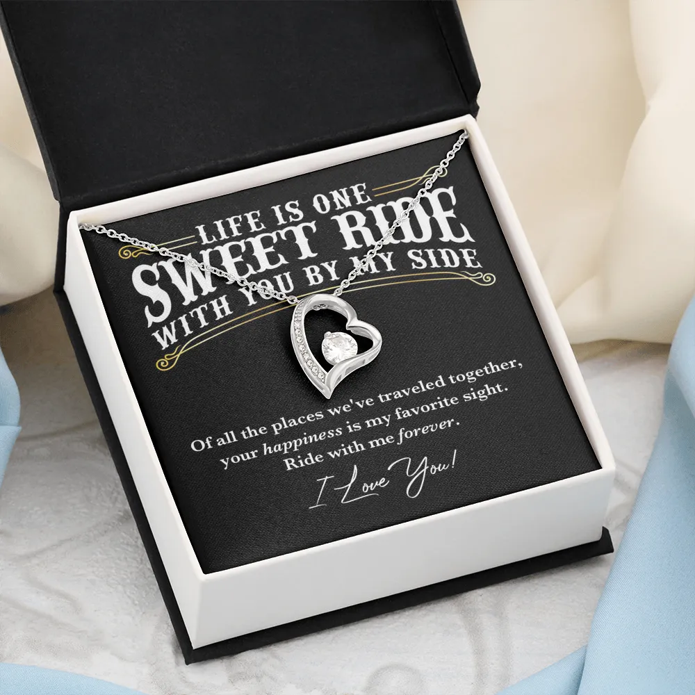 Ride With Me Forever Love Necklace