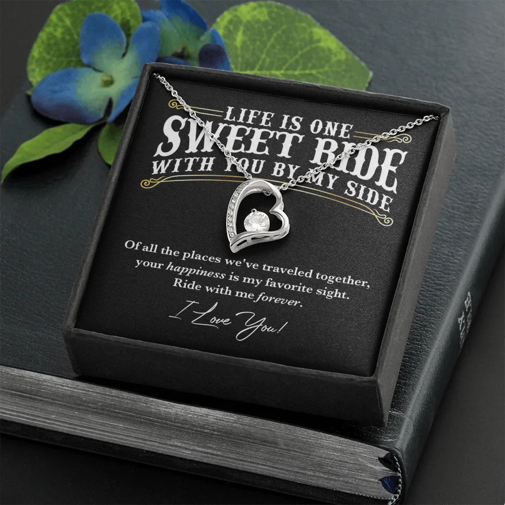 Ride With Me Forever Love Necklace