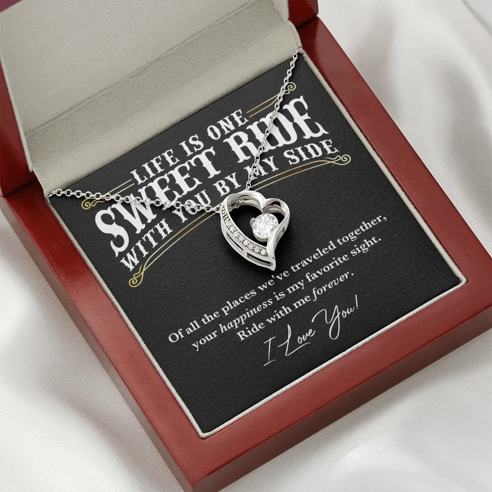 Ride With Me Forever Love Necklace