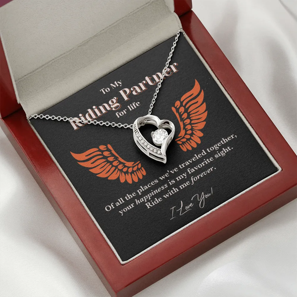 Ride With Me Forever Love Necklace