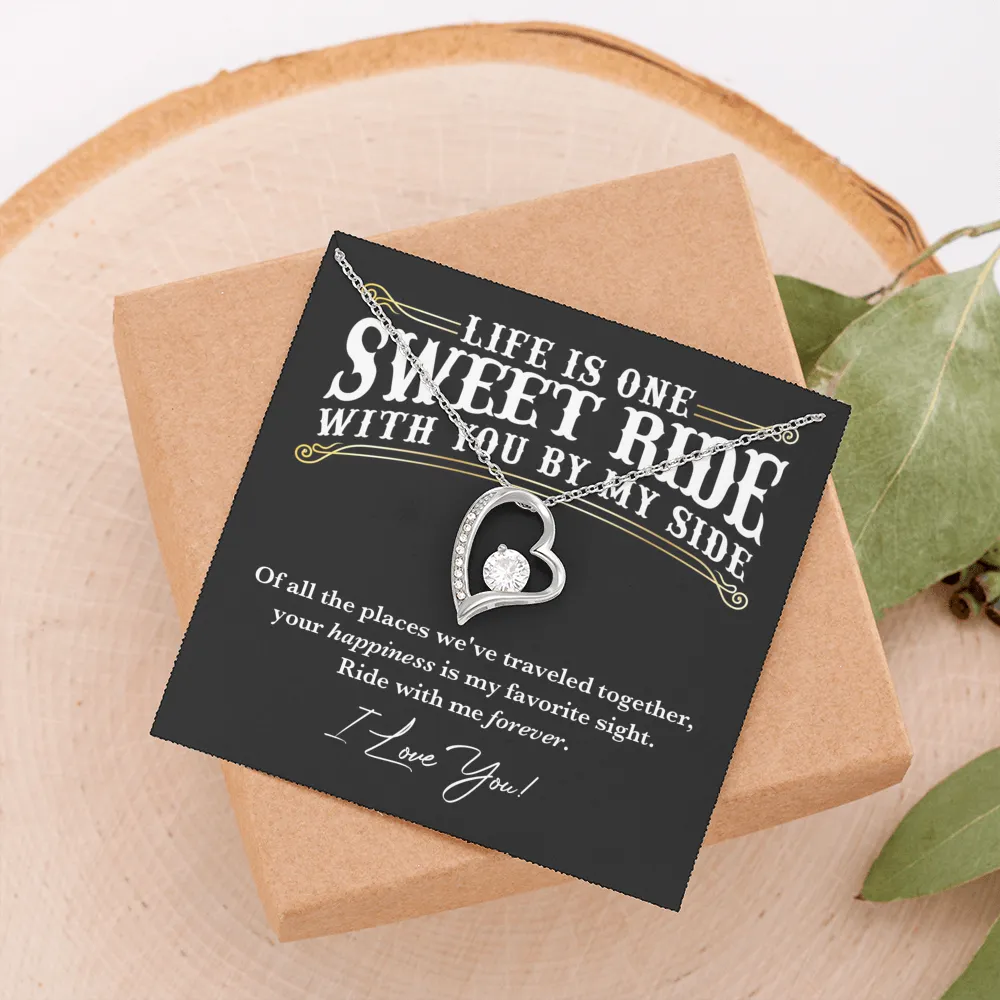 Ride With Me Forever Love Necklace