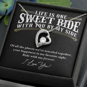 Ride With Me Forever Love Necklace