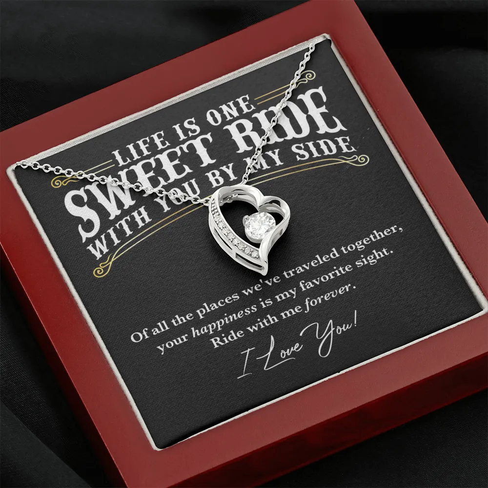 Ride With Me Forever Love Necklace