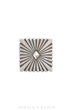Ring, Concho, Sterling Silver, Hallmark, Contemporary, 1106