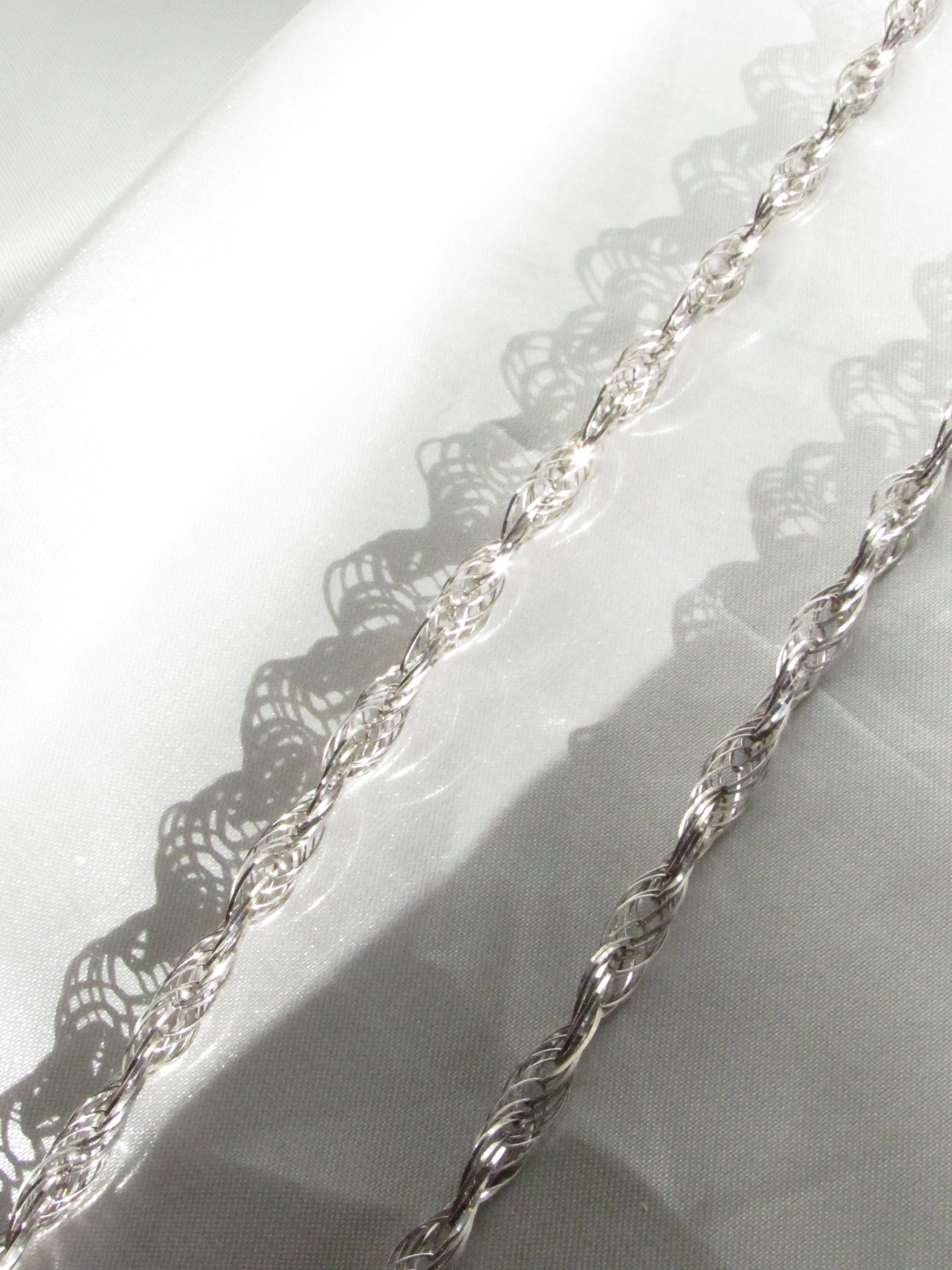 Ripple Silky Rope Chain Necklace