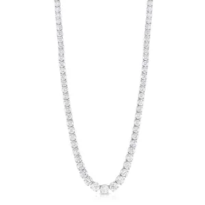 Rivière Platinum 23.03ctw Diamond Graduated Necklace, GIA Certified