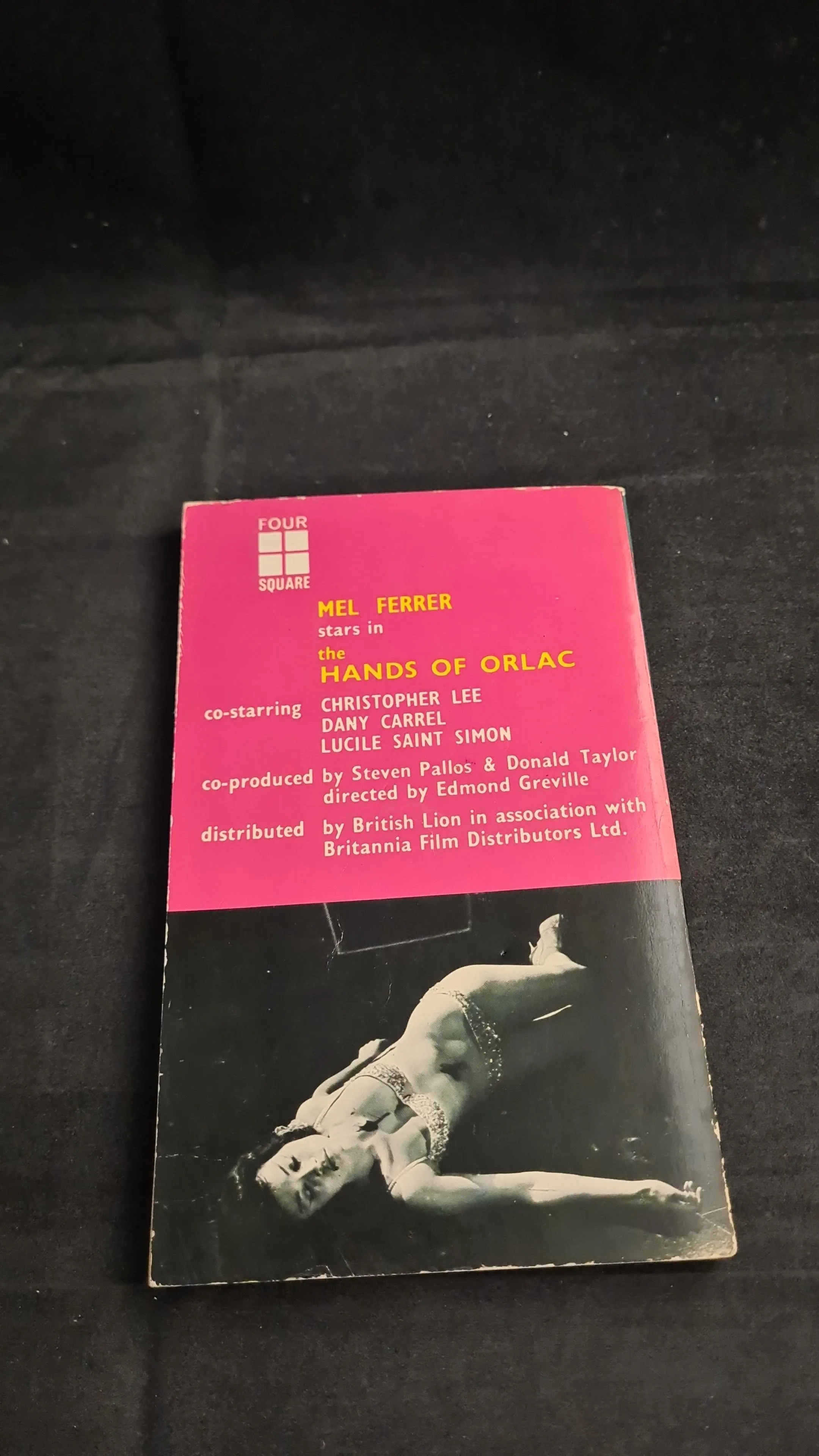 Robert Bateman - The Hands of Orlac, Four Square, 1961, Paperbacks